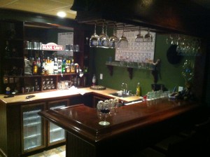 man cave bar